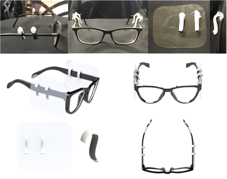 Eyeglasses Holder with compliant mechanism clip by Bodo, Download free STL  model